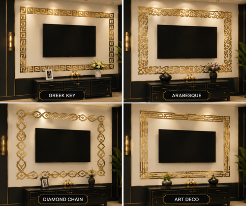 Acrylic Wall Tyle Set of 12pcs