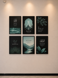 Set of 6 Wall Art Wooden Phototile Wall Decor TH-003