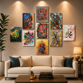 Set of 09 Islamic Wall Art Phototile Wall Decor TH-015