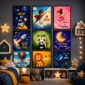 Set of 09 Phototile Wall Art