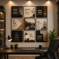Set of 09 Phototile Office Special TH-073