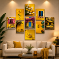 Set of 09 Wall Art Phototile Wall Decore