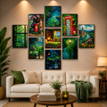 Set of 09 Wall Art Phototiles Wall Decor